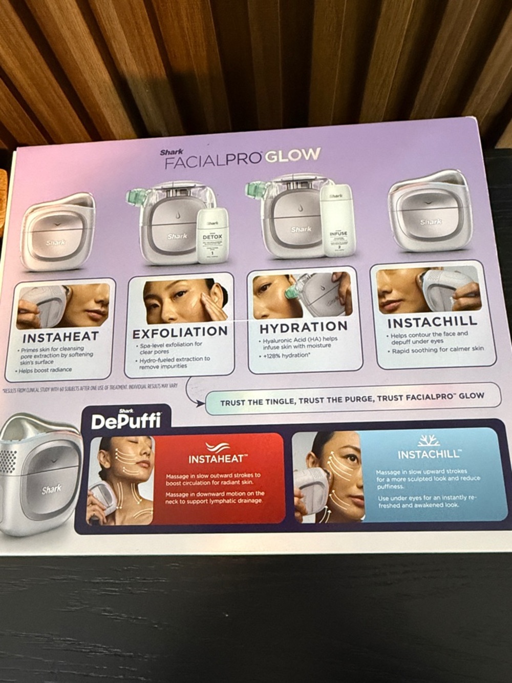 Shark FacialPro Glow Skincare Tool - Silver - Brand New & Never Opened! - Picture 2 of 4